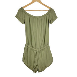 Chelsea & Violet Olive Green Romper S